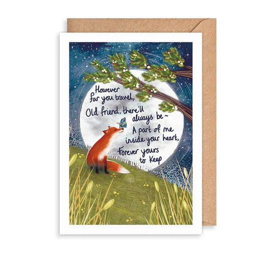 However Far | Positive Greetings Card
