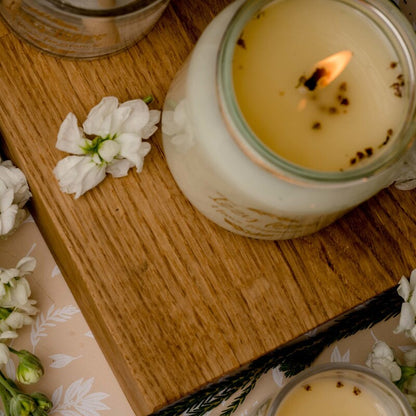 Amber & Orange Candle