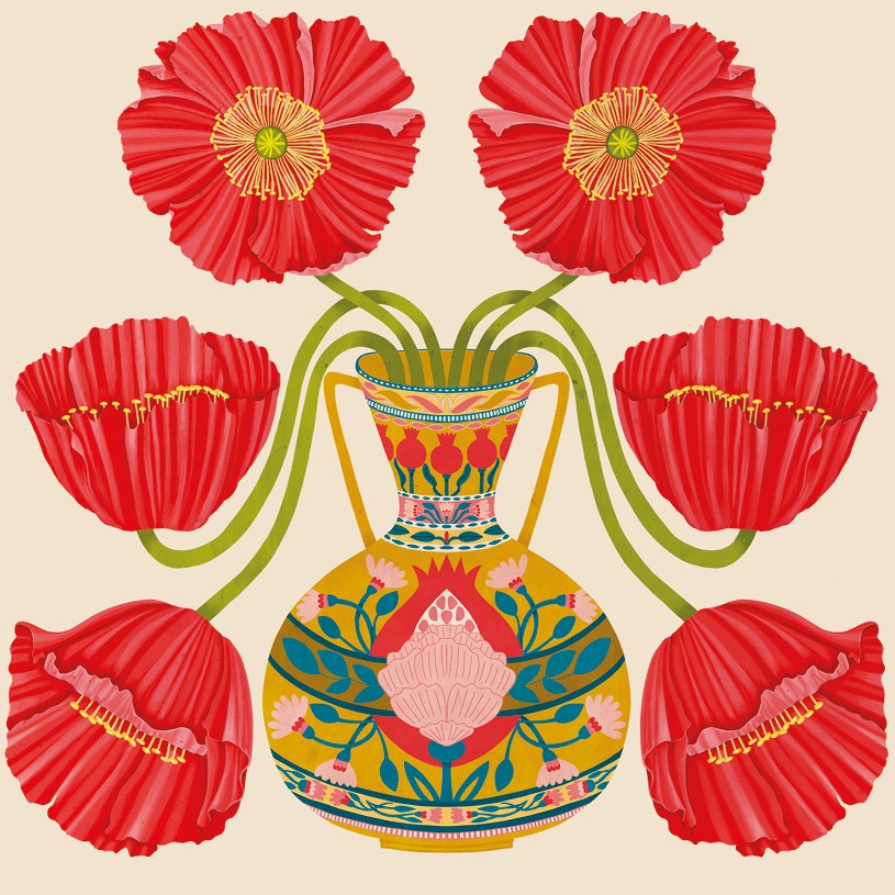 Flowers In Vase Card