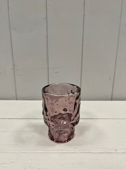 Large Amethyst Textured Candle Holder