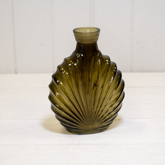 Olive Green Decorative Bottle
