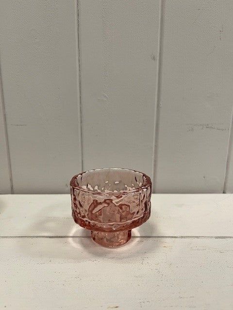 Rose Textured Candle Holder