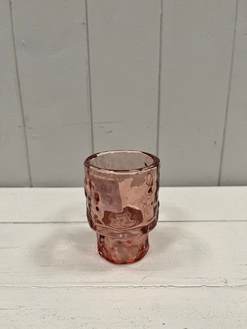 Large Rose Textured Candle Holder