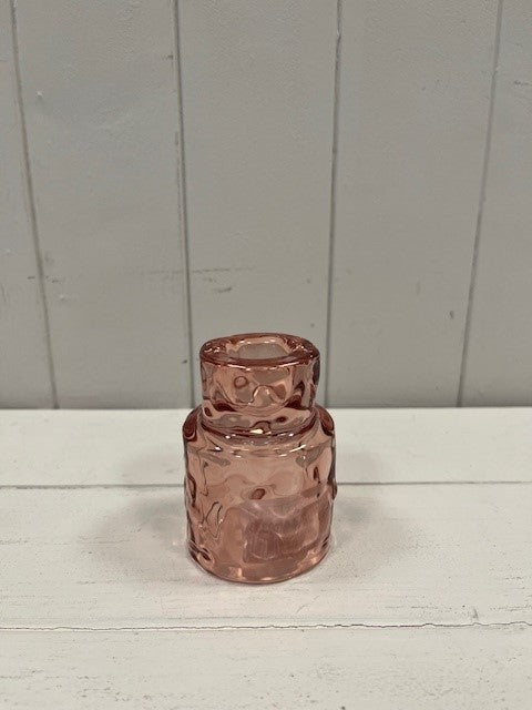 Large Rose Textured Candle Holder