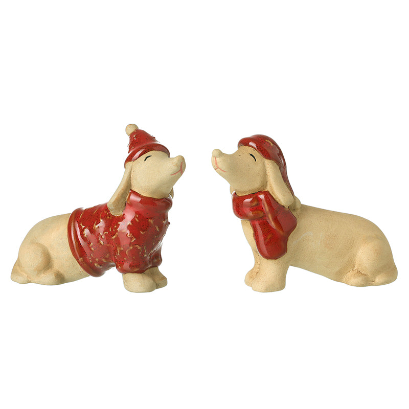 Winter Dachshund Decoration