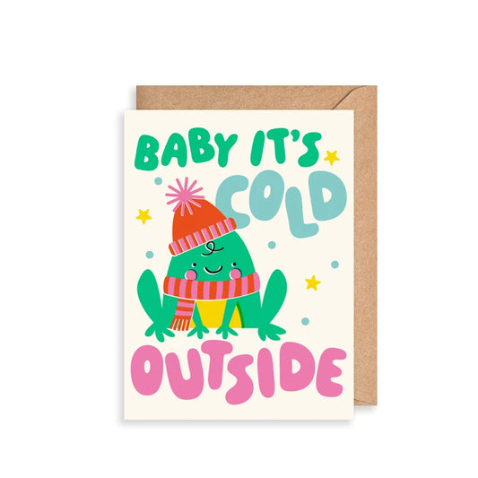 Baby It's Cold Outside Christmas Card