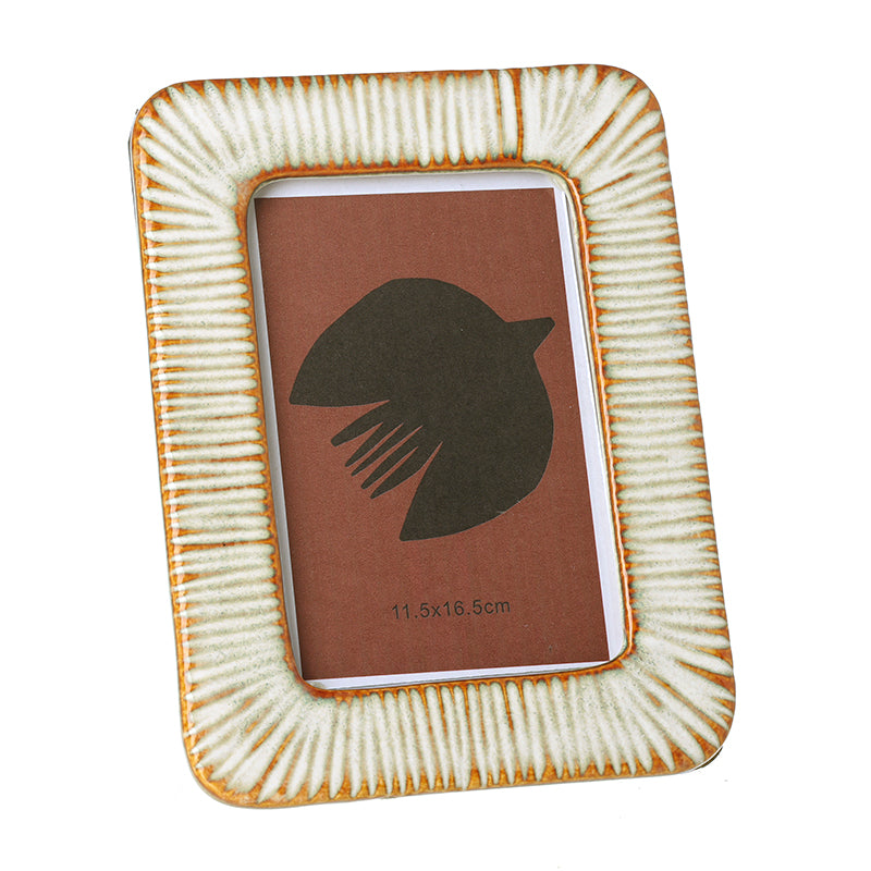 Cream And Brown Frame | 11.5 x 16.5 cm
