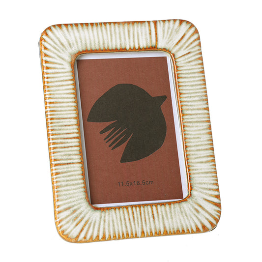 Cream And Brown Frame | 11.5 x 16.5 cm