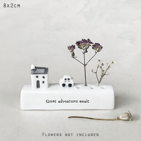 Flower Holder-Great Adventures Await