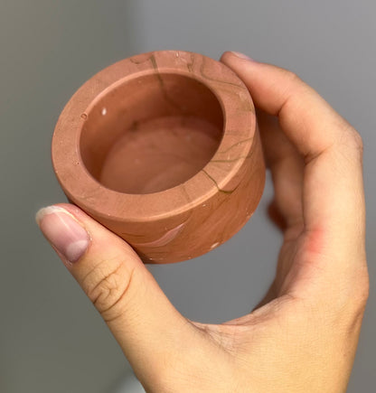 Handmade Jesmonite Tealight holder (Single)