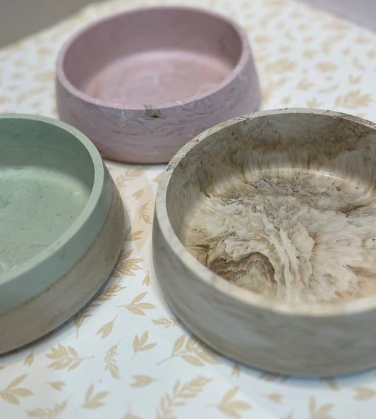 Handmade Jesmonite Bowl