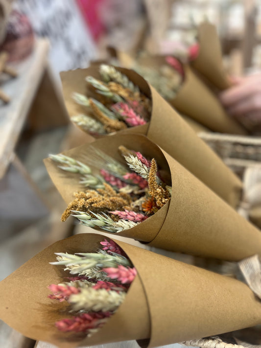 Dried Flower Bouquet | Pink