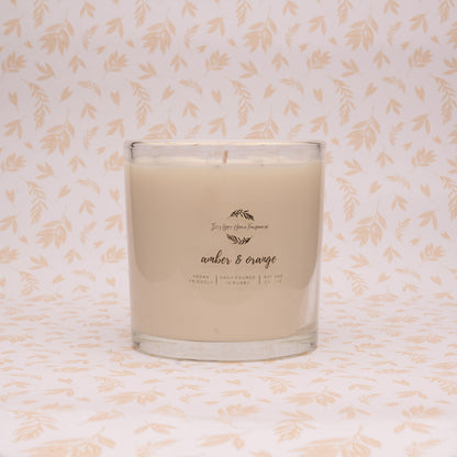 Amber & Orange Candle
