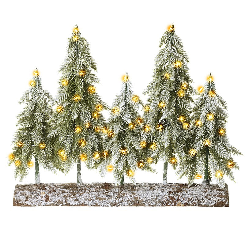 Loop Led Christmas Tree Led Christmas Tree Forest On Log Base – Izzy Loops