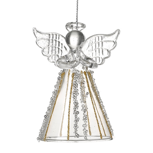 Glass Hanging Angel