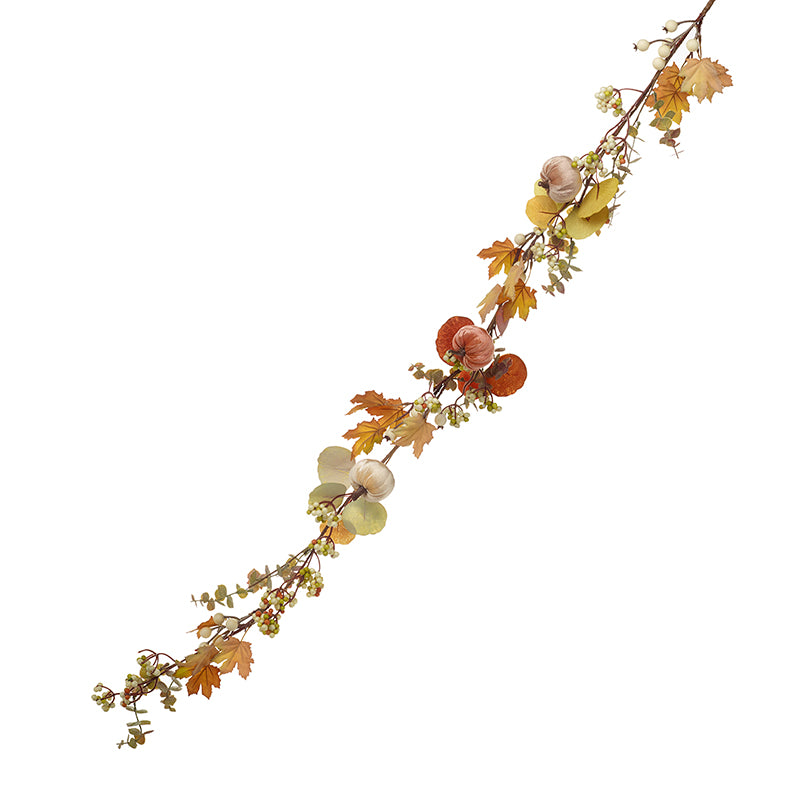 Autumnal Garland - Berries and Pumpkins | 135cm