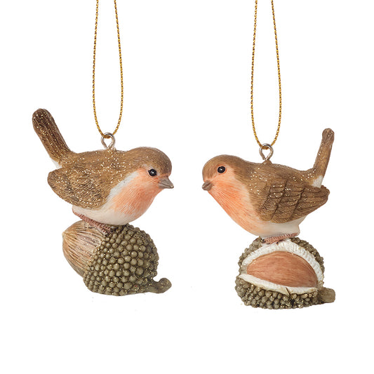 Hanging Robin And Acorn