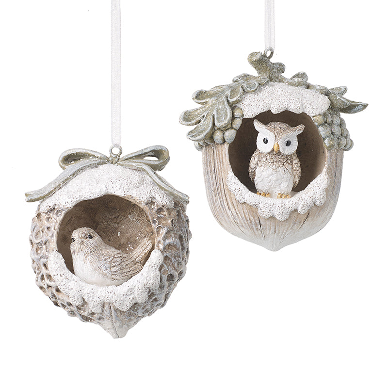 Sheltering Birds Bauble