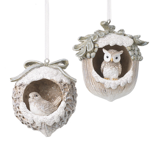 Sheltering Birds Bauble