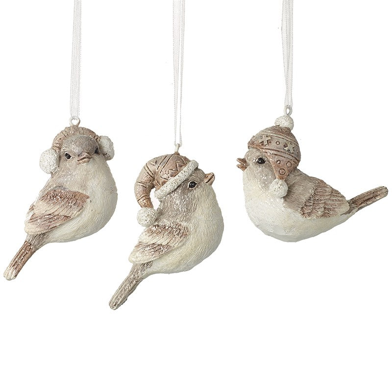 Birds In Hats Hanging Dec
