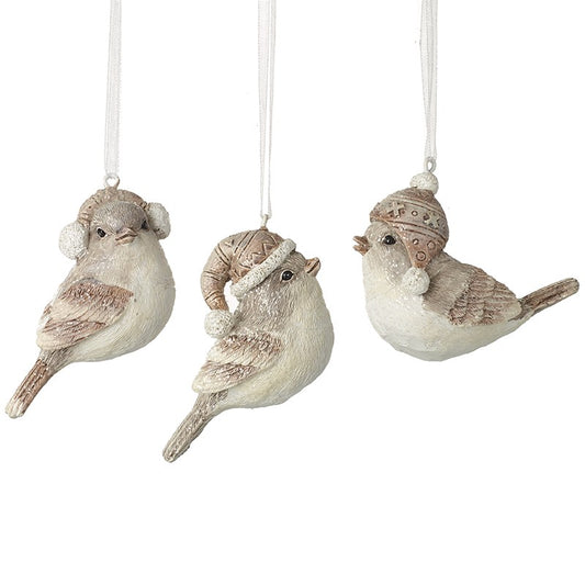 Birds In Hats Hanging Dec