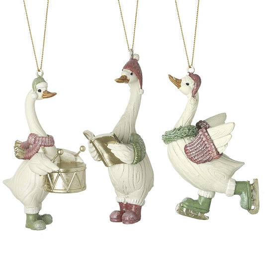 Hanging Duck Mix With Boots & Skates