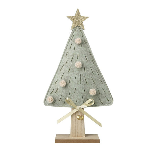 Pale Green Felt Tree Standing Dec