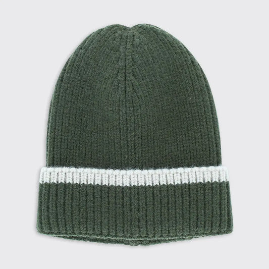 Men's Ribbed Hat - Khaki