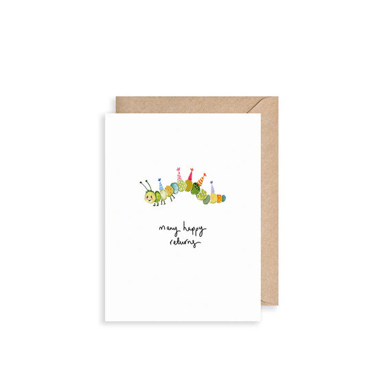 Caterpiller Happy Returns Mini Card