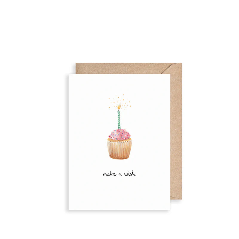 Make A Wish Cupcake Mini Cards