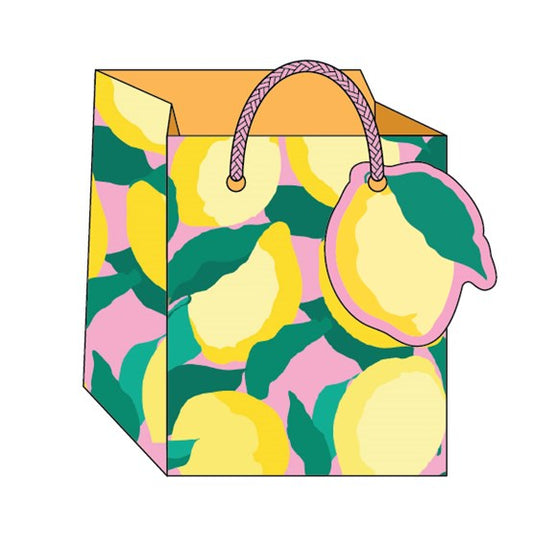 Lemons Small Square Bag