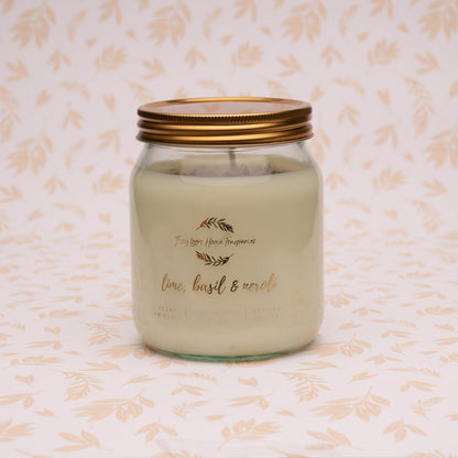 Lime, Basil & Mandarin Candle