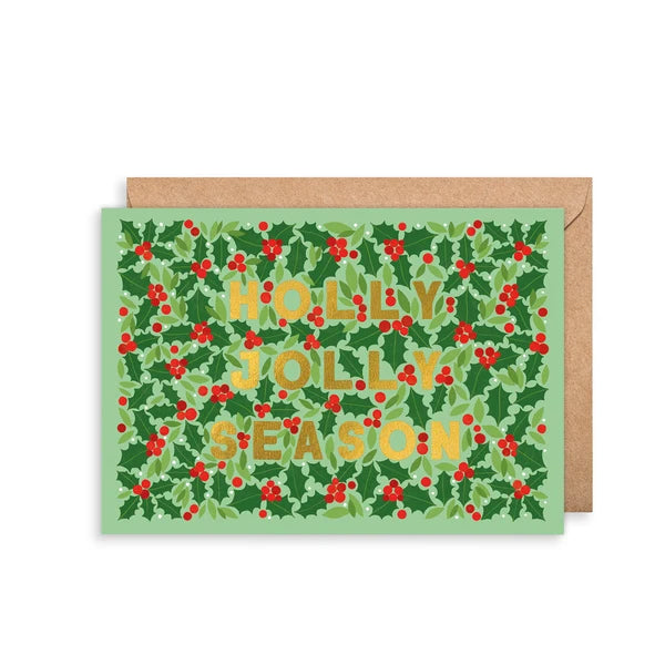 Holly Jolly Season Christmas Card