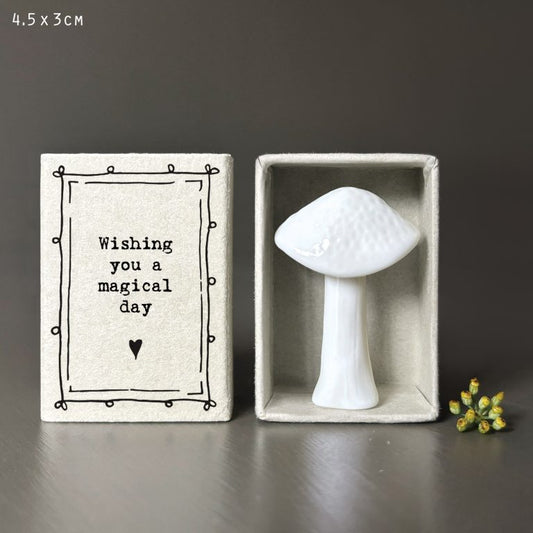 Porcelain Matchbox Token - Wishing you a magical day