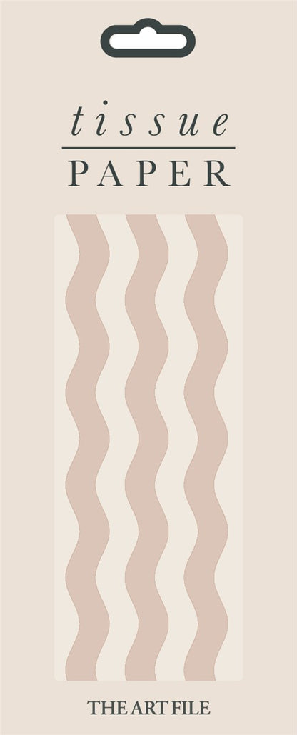 Mushroom Waves Tissue Paper