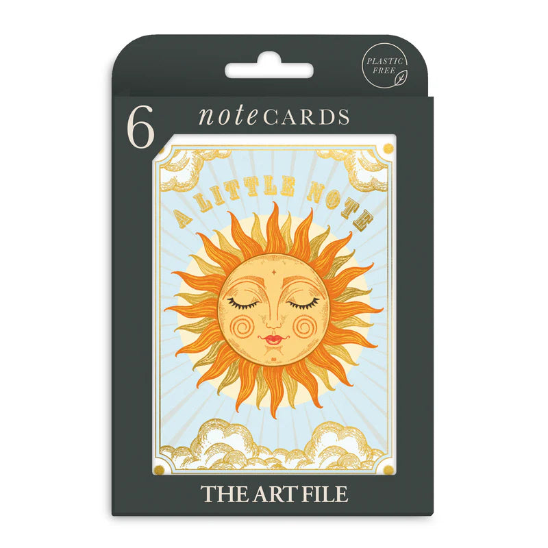 Sunshine Pack of 6 Notecards