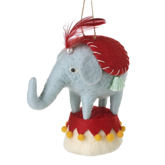 Felt Hanging Circus Elephant
