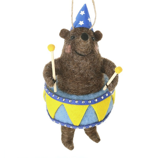 Felt Hanging Circus Bear