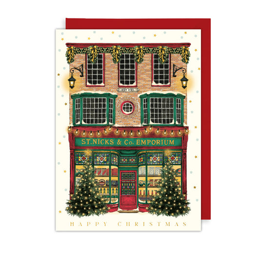 ST NICKS EMPORIUM PENNY LANE XMAS CARD