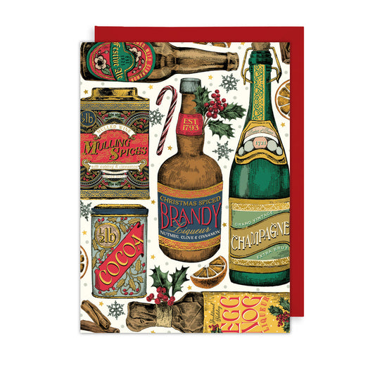 BOTTLED GOODS PENNY LANE XMAS CARD