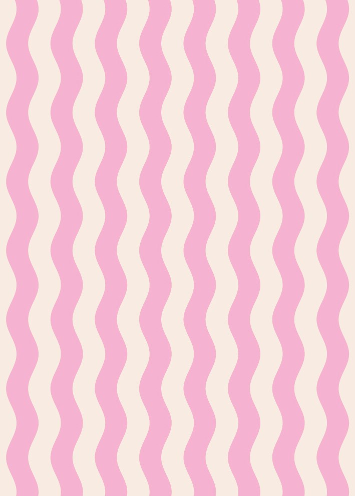 Pink Waves Tissue Paper