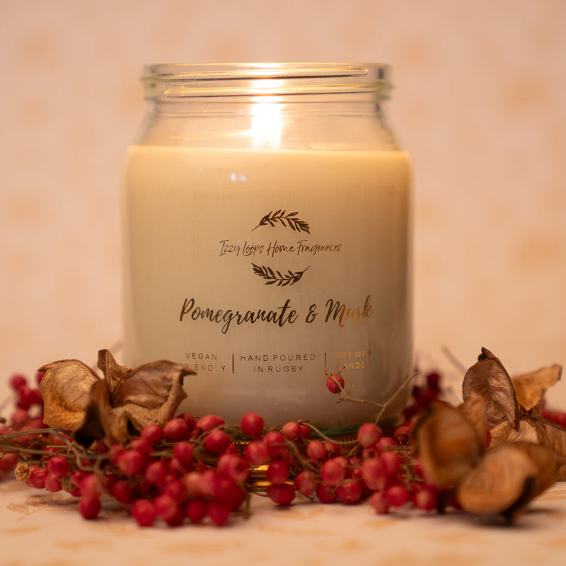 Pomegranate and Musk Candle