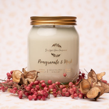 Pomegranate & Musk Candle