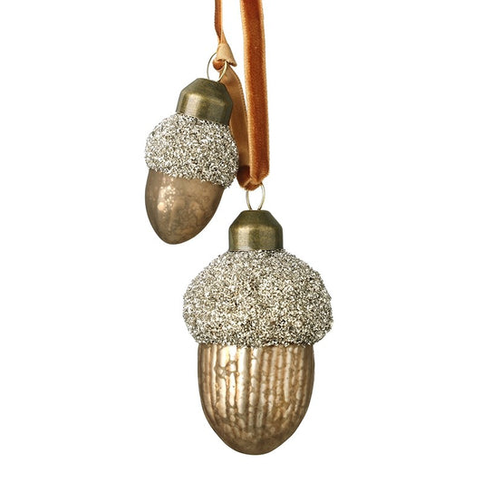 Gold Acorns Hanger