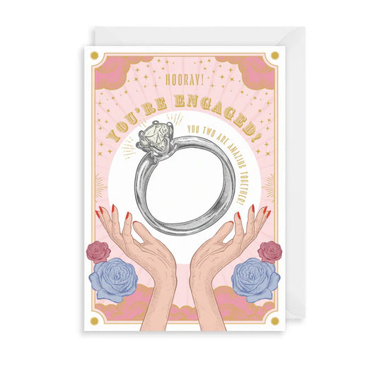 Hooray! | Engagement Card