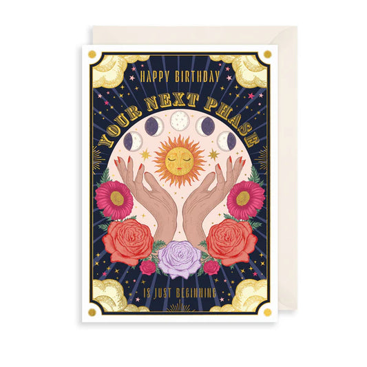 Next Phase Sun and Moon Card