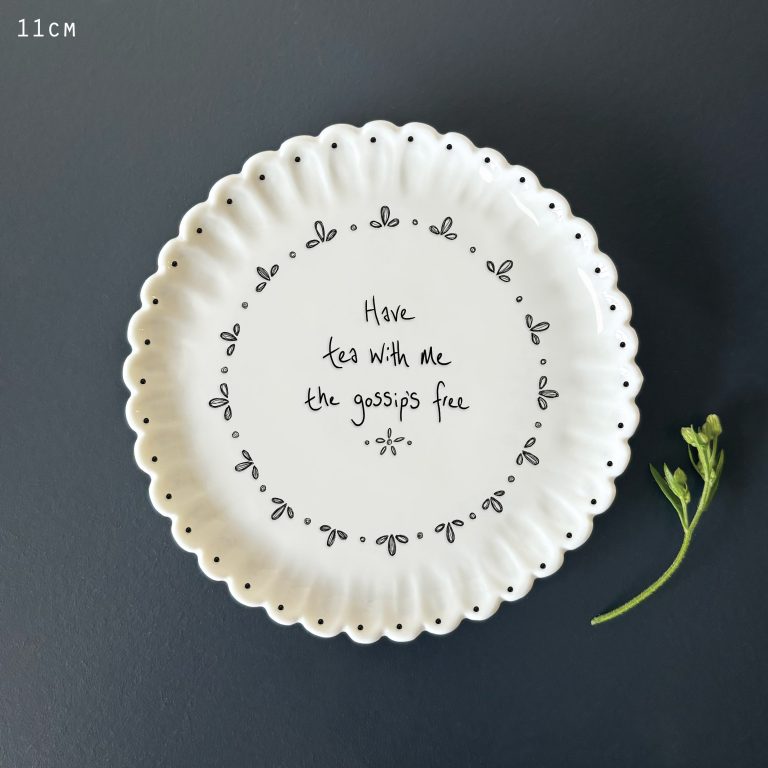Porcelain Scallop Coaster - Have Tea With Me
