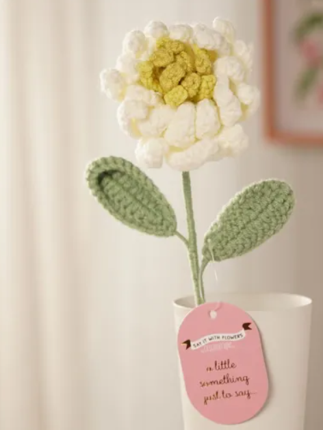 Crochet Peony stem