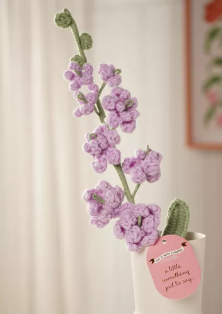 Crochet Foxglove stem