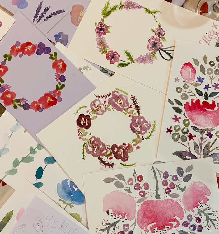 Watercolour & Wine Workshop